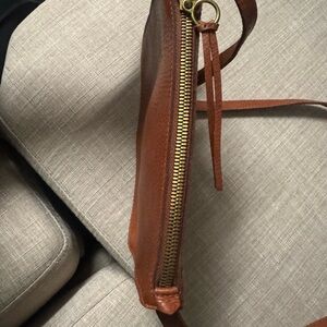 Madewell Tan Leather Crossbody Bag